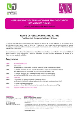 Programme et informations pratiques